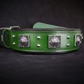 The "Eros" collar 2.5 inch wide Green