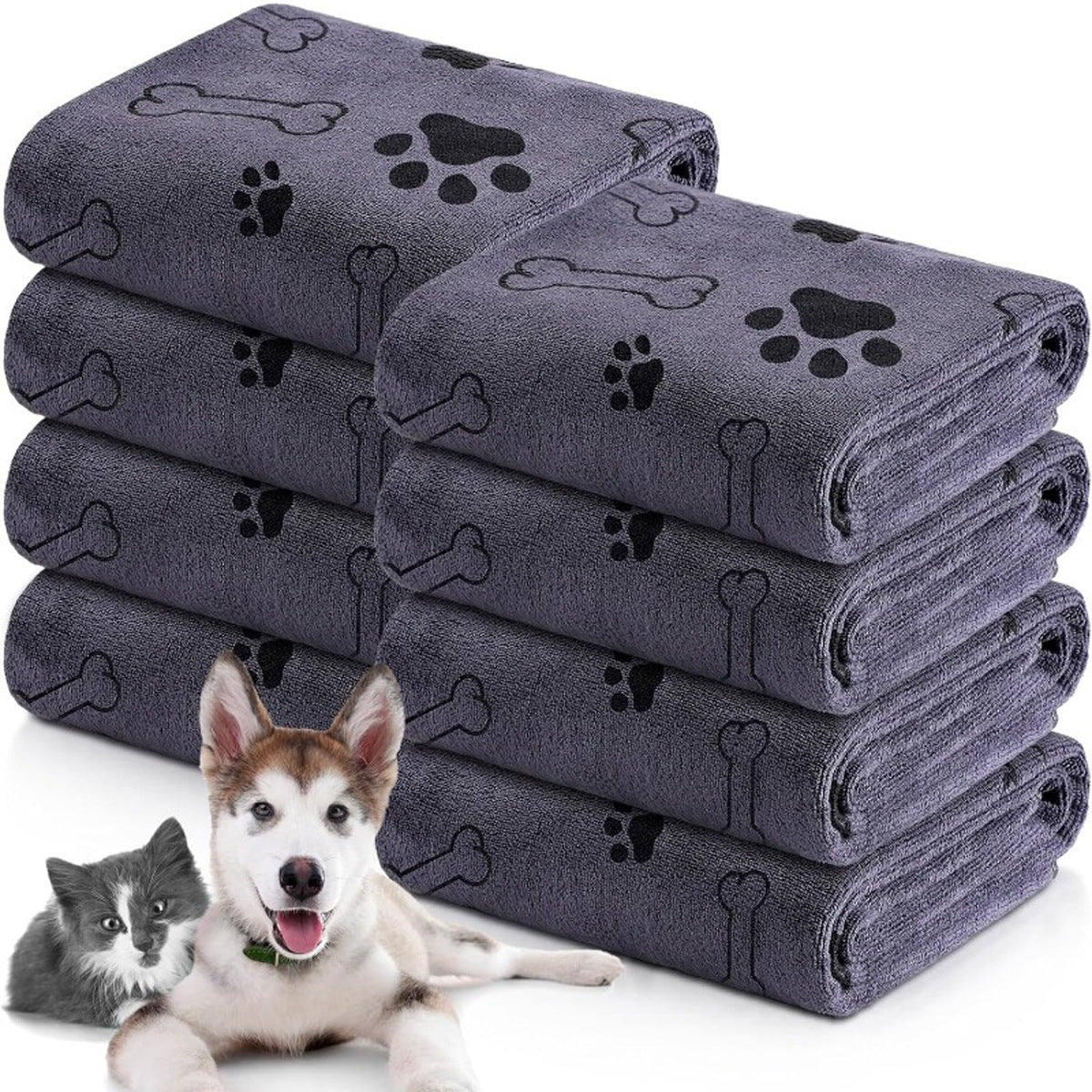 Pet Bath Towel Quick Drying & Absorbent for Dogs