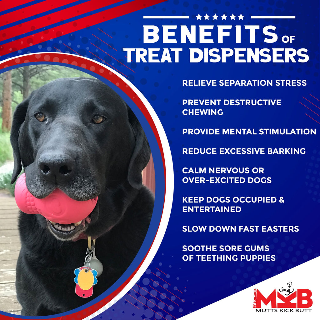 Sugar Skull Dog Chew Toy & Treat Dispenser - USA Made | SodaPup