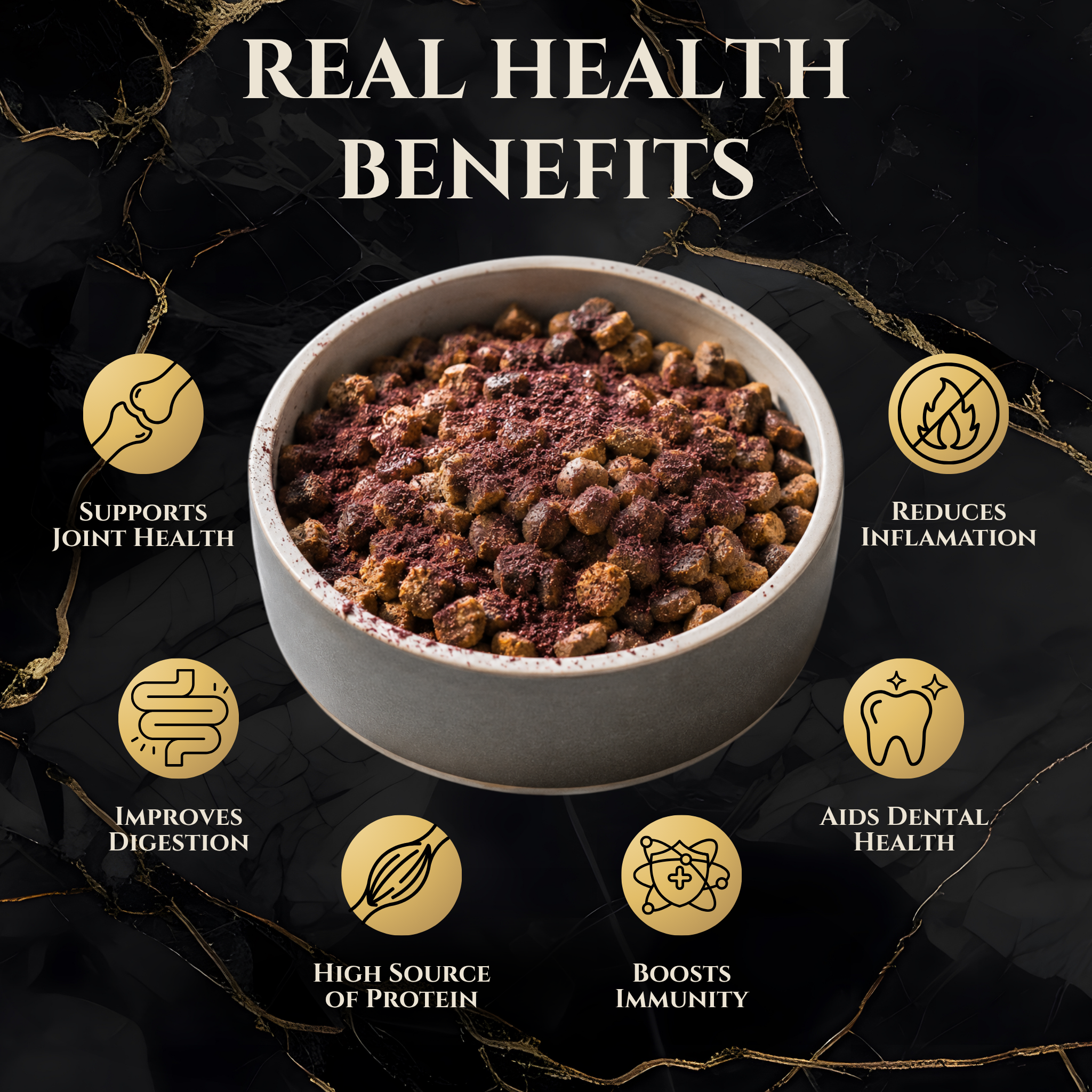 Freeze-Dried Beef Blood | Meal Topper