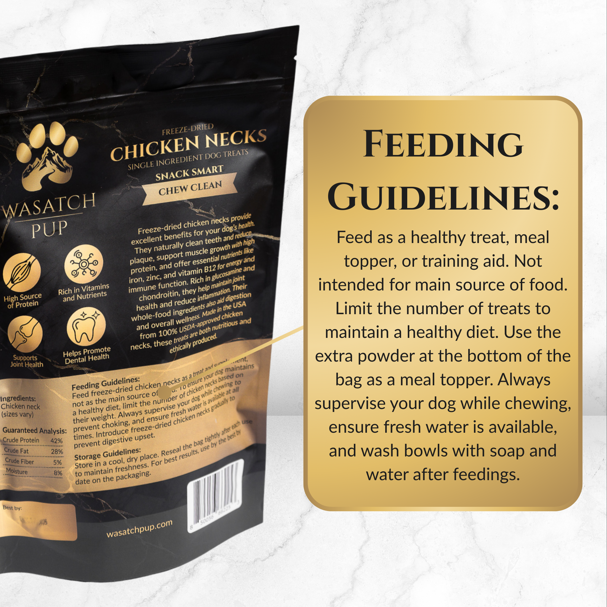 Freeze-Dried Chicken Necks