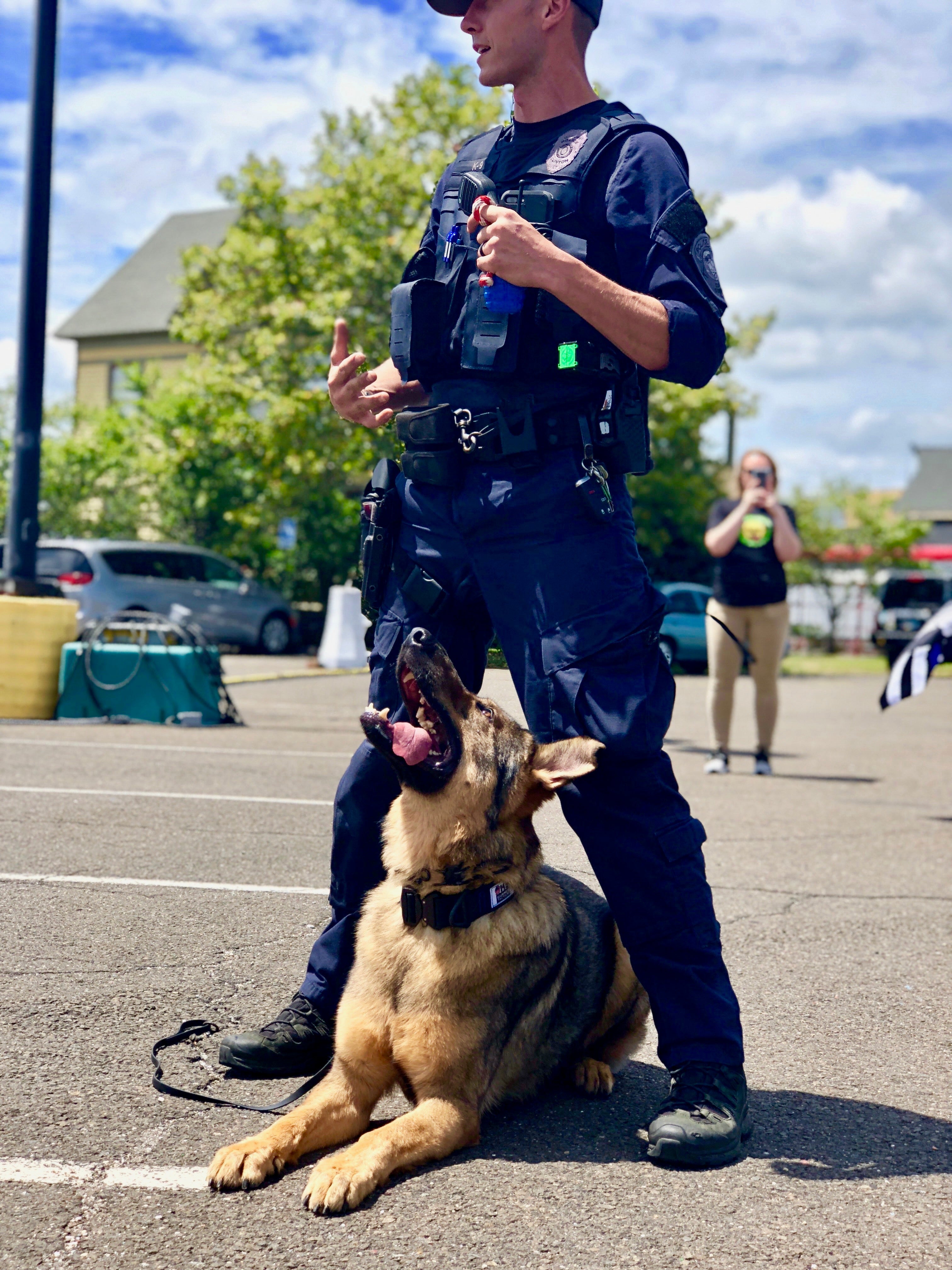 USA-K9 Grenade Rubber Dog Chew Toy | K9 Handler Reward Toy