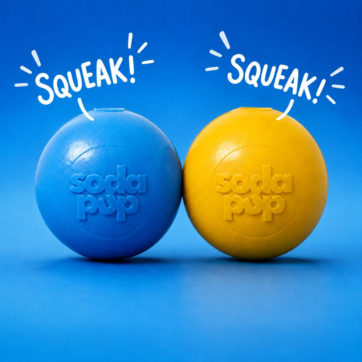 Squeak Ball - Durable Squeaky Dog Toy, Floats, Chew Toy