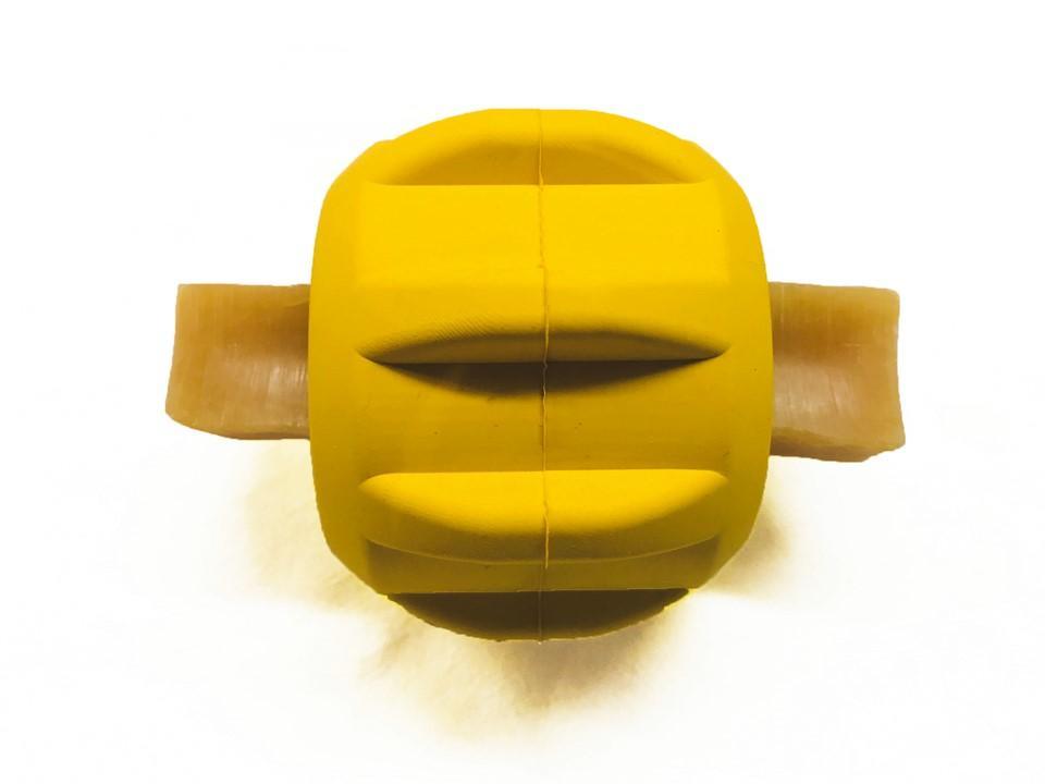 Gear eDispenser - Durable Rubber Yak Chew Holder & Treat Pocket