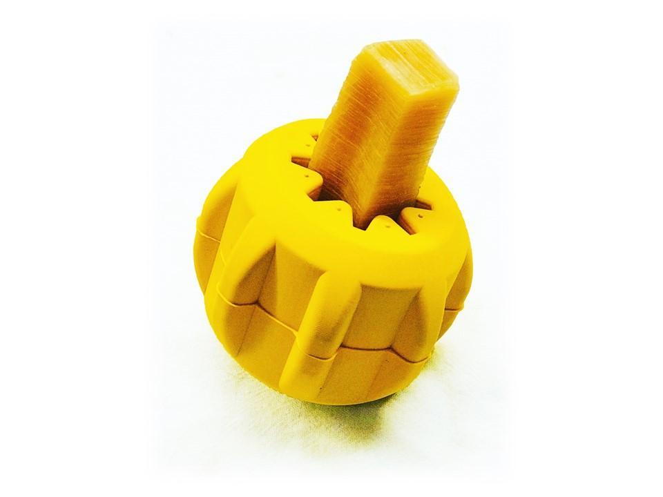 Gear eDispenser - Durable Rubber Yak Chew Holder & Treat Pocket
