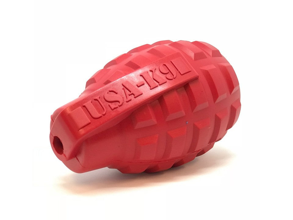 USA-K9 Grenade Rubber Dog Chew Toy | K9 Handler eDispenser Toy