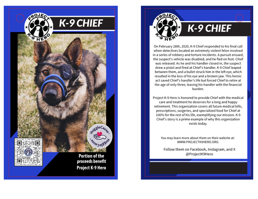 HuggleCause™, Project K-9 Hero, K-9 Chief Knottie® Plush Dog Toy