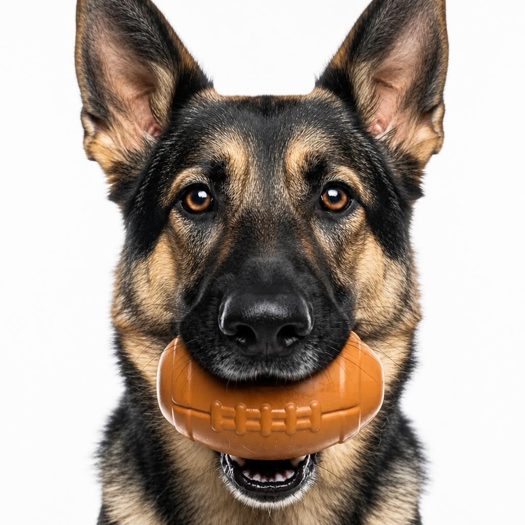 Football Dog Chew Toy & Treat Dispenser