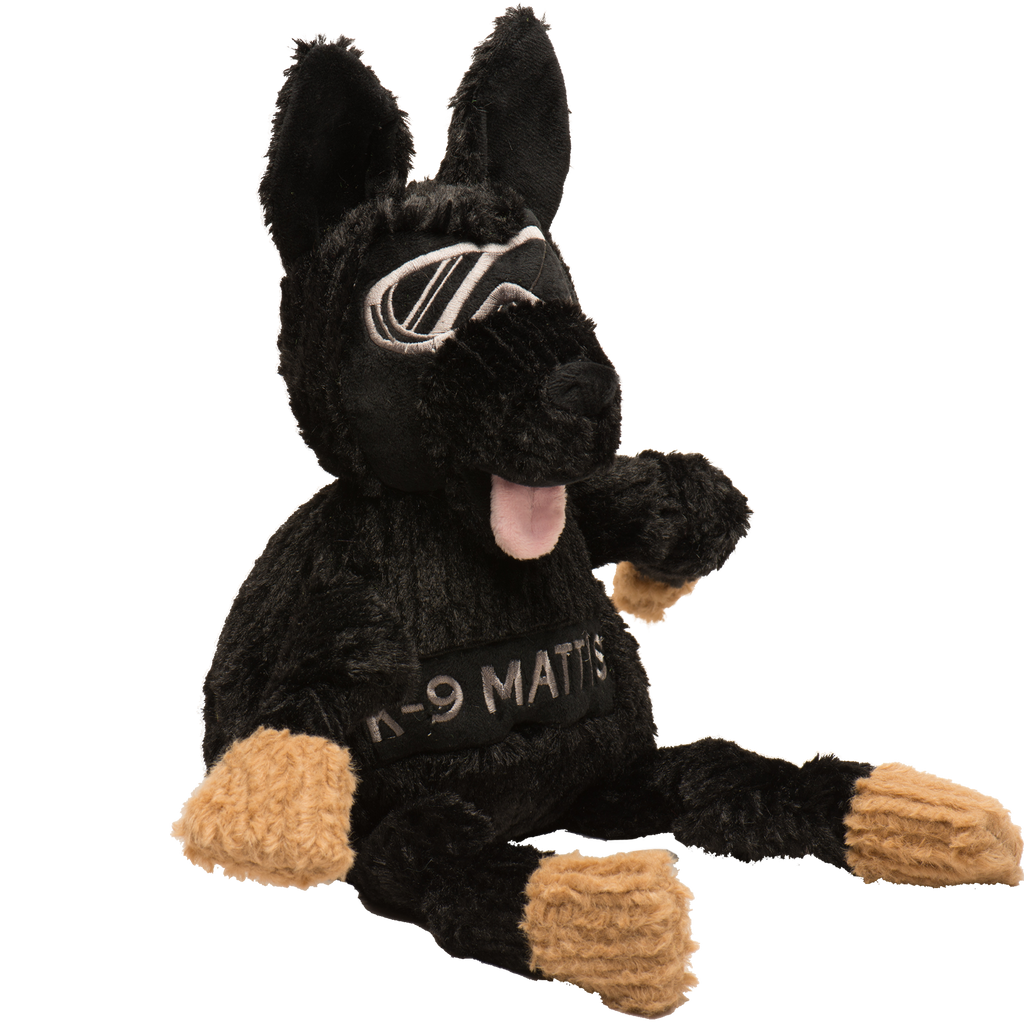 HuggleCause™ Project K-9 Hero, K-9 Mattis Knottie® Plush Dog Toy
