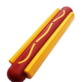 Hot Dog Nylon Dog Toy for Aggressive Chewers
