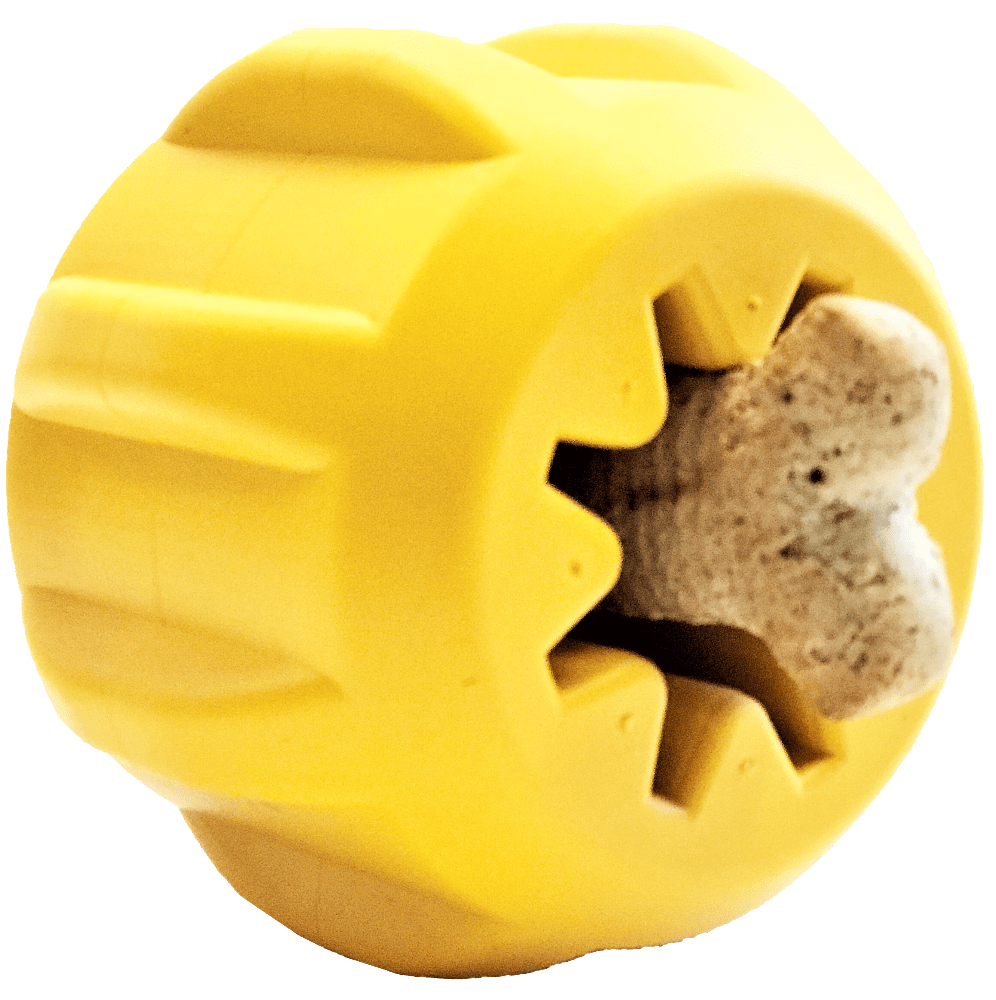 Gear eDispenser - Durable Rubber Yak Chew Holder & Treat Pocket