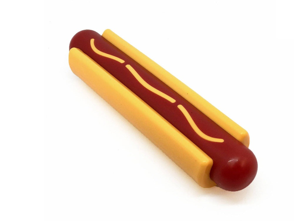 Hot Dog Nylon Dog Toy for Aggressive Chewers